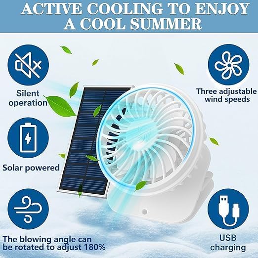 Outdoor Visor Hat with Solar Powered USB Charging