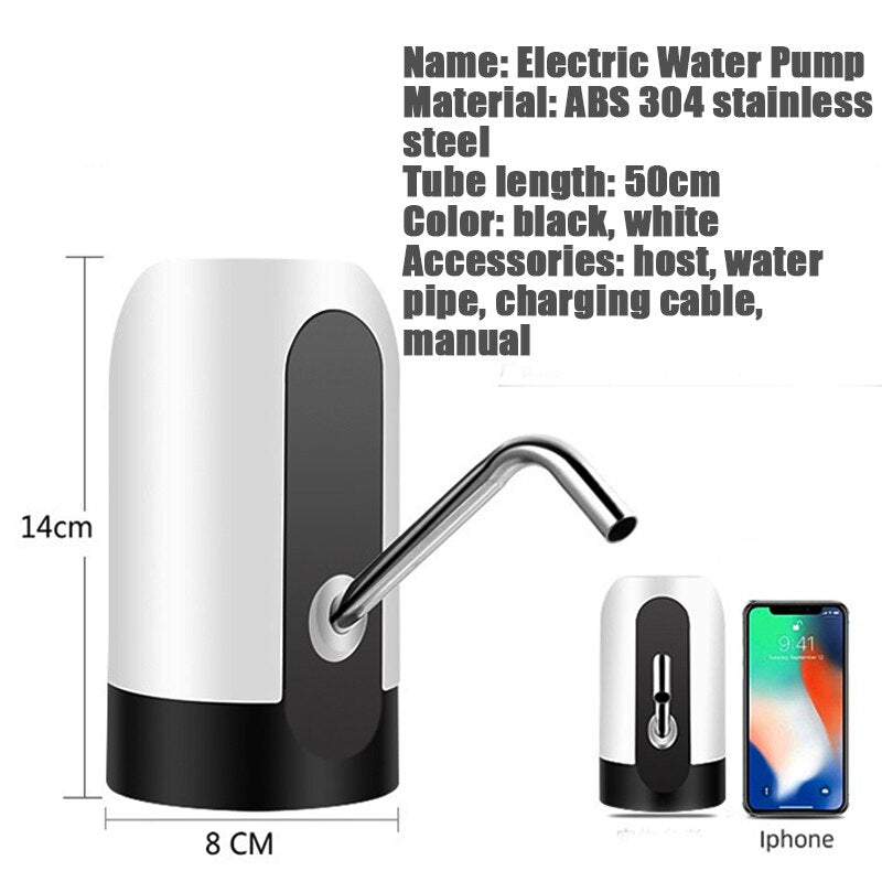 Water Pump Dispenser with USB Auto Charging