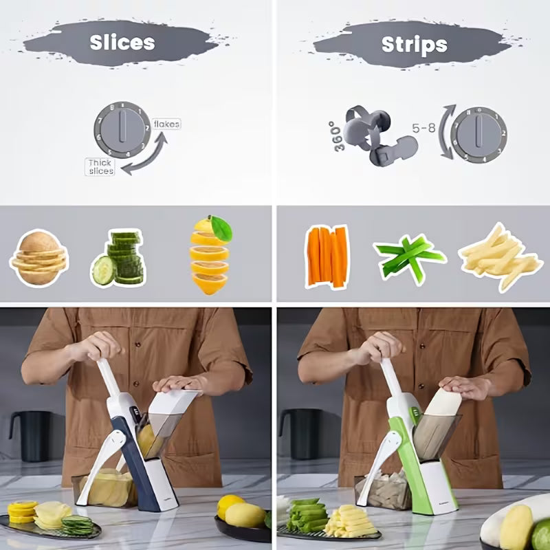 4 in 1 Mandoline Spring Vegetable & Fruit Cutter