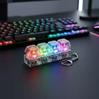 Keyboard Fidget Stress Relief Keychain for Kids & Adults (KC)