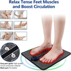 EMS Portable Electric Foot Massager Mat