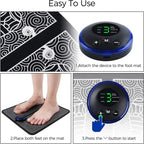 EMS Portable Electric Foot Massager Mat