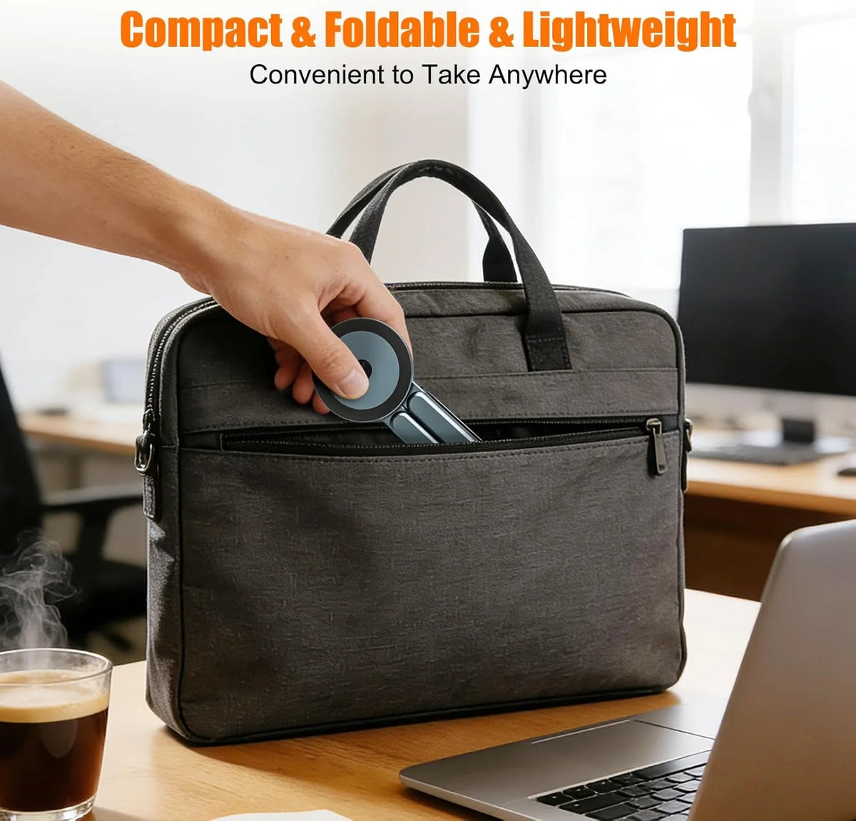 3-in-1 Foldable Magnetic Laptop,Tablet & Phone Stand
