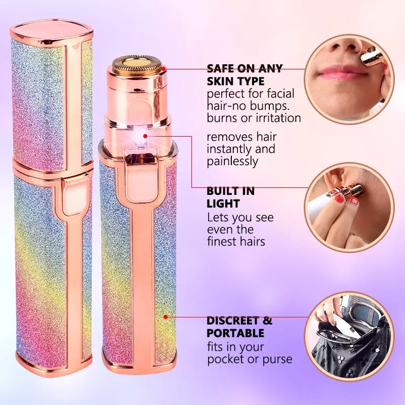 2 In 1 Painless Shaver Facial Hair Remover