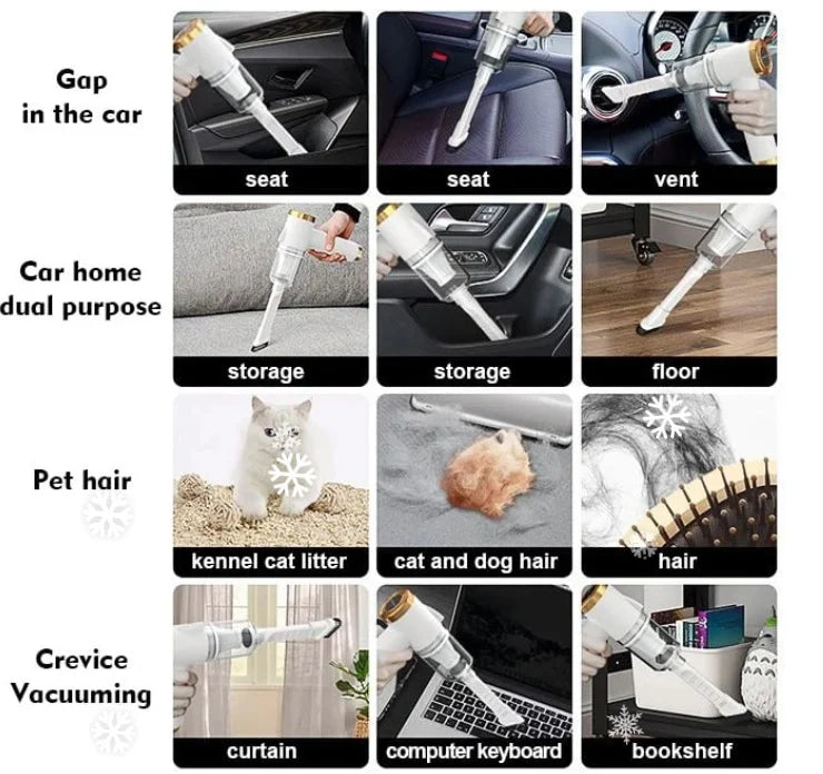 3 in 1 Portable Car Vacuum Cleaner And Blower