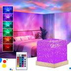 Water ripple  lamp with 16 different colors of light.